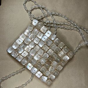 Pierre Urbach Vintage mother of Pearl mini shoulder bag.